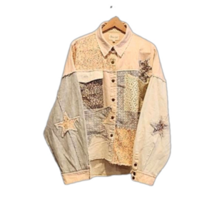 Oli & Hali Star Patch twill Shacket XL